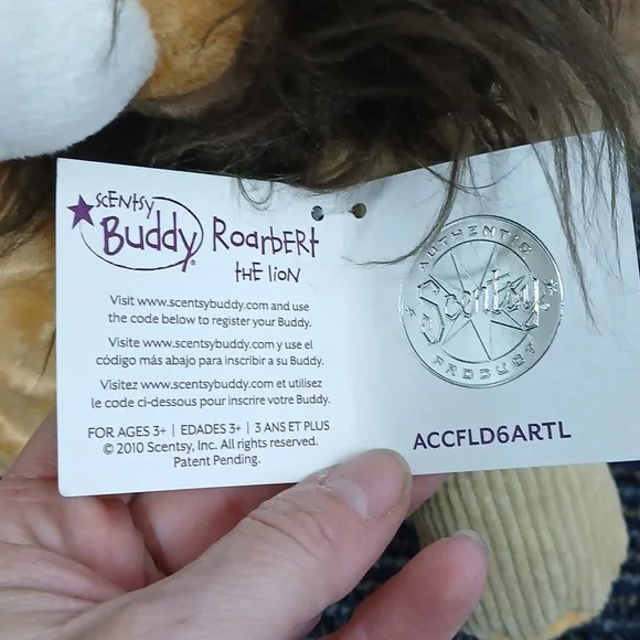 NWT Retired Roarbert The Lion Scentsy Buddy - Picture 5 of 7